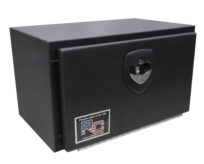 MM481818.S – RC INDUSTRIE Tool Box, Underbody Single Swing Down Door Powder Coated Textured Black Steel 48 Inch Lengt...